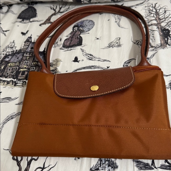 Longchamp Elegant Brown Tote Bag - Picture 7 of 8